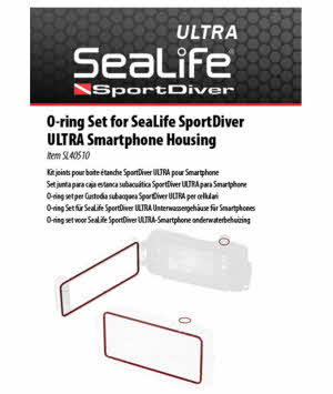 Sealife SportDiver Ultra Caisson étanche sous-marins O-Ring
